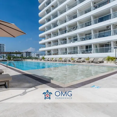 Frente Al Mar + Piscina + Balcon Privado 727 Cartagena