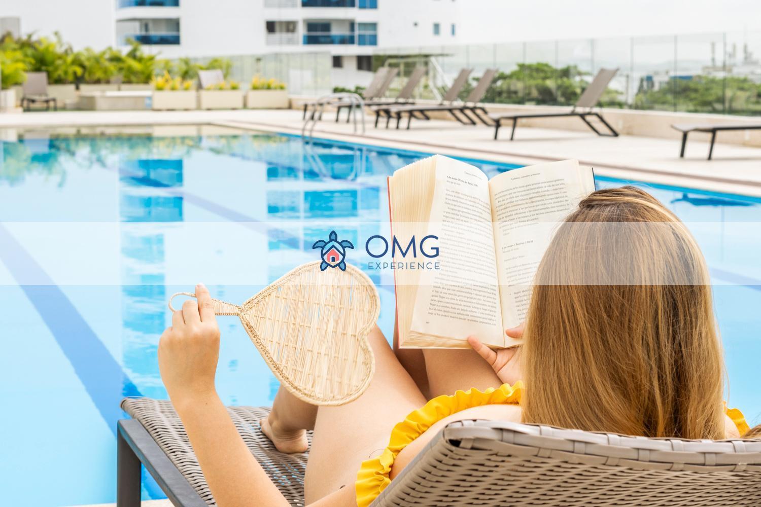 Apartamento Cb727 | Frente Al Mar Con Piscina Y Balcón Privado Cartagena