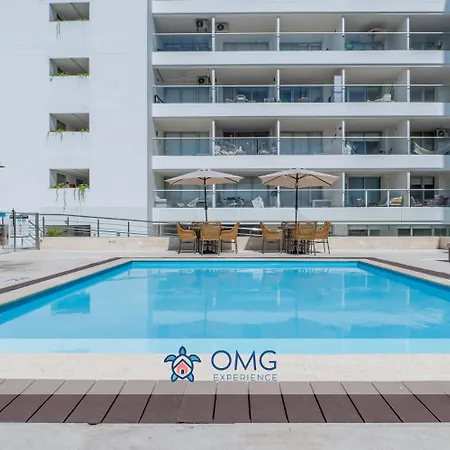 Cb727 | Frente Al Mar Con Piscina Y Balcón Privado Apartamento