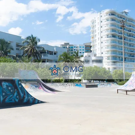 Apartamento Cb727 | Frente Al Mar Con Piscina Y Balcón Privado *